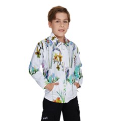 Pink-011 Kids  Windbreaker