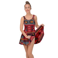 Red-011 Inside Out Casual Dress