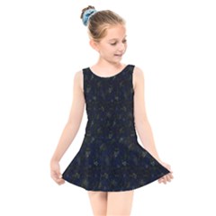 Rocket-012 Kids  Skater Dress Swimsuit