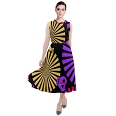 Seamless-102 Round Neck Boho Dress