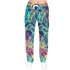 Sheets-33 Women Velvet Drawstring Pants