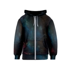 Space-02 Kids  Zipper Hoodie