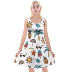 Summer Reversible Velvet Sleeveless Dress