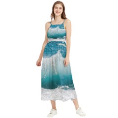 Waves Boho Sleeveless Summer Dress