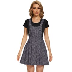 Texture-jeans Apron Dress