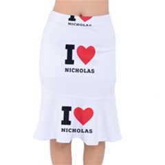I Love Nicholas Short Mermaid Skirt by ilovewhateva