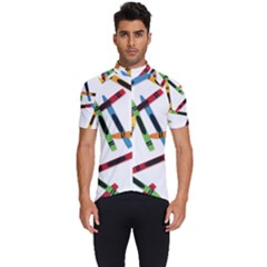 Crayons Color Pencils Stationary Men s Short Sleeve Cycling Jersey