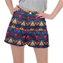 Pattern Colorful Aztec Women s Ripstop Shorts View1