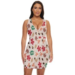 Autumn-5 Draped Bodycon Dress
