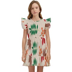 Autumn-5 Kids  Winged Sleeve Dress