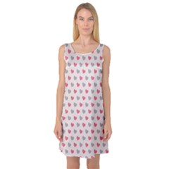 Background-101 Sleeveless Satin Nightdress