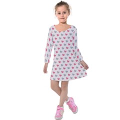 Background-101 Kids  Long Sleeve Velvet Dress