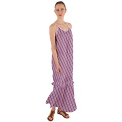Background-102 Cami Maxi Ruffle Chiffon Dress