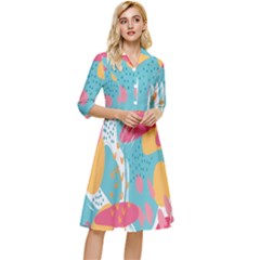 Background-109 Classy Knee Length Dress