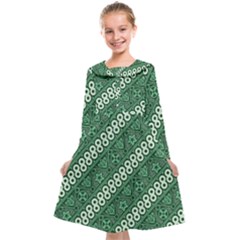 Batik-green Kids  Midi Sailor Dress