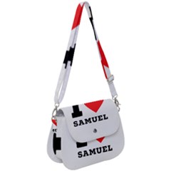 I Love Samuel Saddle Handbag by ilovewhateva