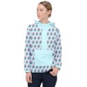 Skull Women s Front Pocket Pullover Windbreaker View1