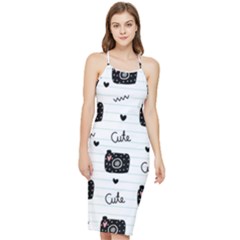 Cute-cutes Bodycon Cross Back Summer Dress