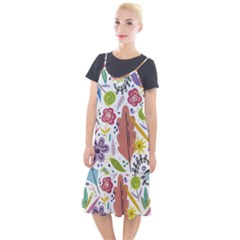 Flowers-101 Camis Fishtail Dress