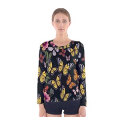 Flowers-109 Women s Long Sleeve Tee