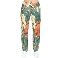 Generated Women Velvet Drawstring Pants