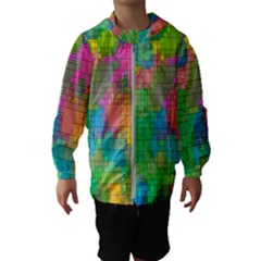 Pixel-79 Kids  Hooded Windbreaker