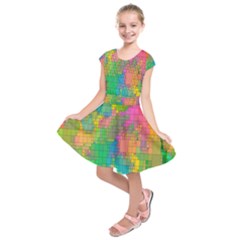 Pixel-79 Kids  Short Sleeve Dress