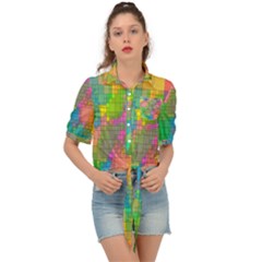 Pixel-79 Tie Front Shirt 