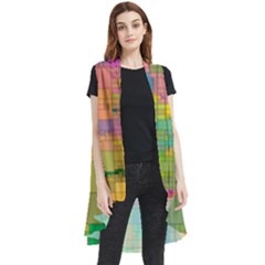Pixel-79 Sleeveless Chiffon Waistcoat Shirt