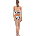 Panda Animal Orange Sun Nature Center Cut Out Swimsuit View2