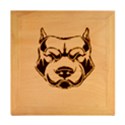 Dog Animal Mammal Bulldog Pet Wood Photo Frame Cube View2