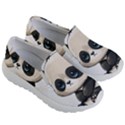 Cute Panda Bear Animal Cartoon Kids Lightweight Slip Ons View3