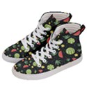 Watermelon Berries Patterns Pattern Women s Hi-Top Skate Sneakers View2