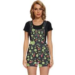 Watermelon Berries Patterns Pattern Short Overalls