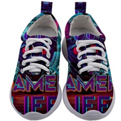 Gamer Life Kids Athletic Shoes by minxprints