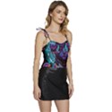 Gamer Life Flowy Camisole Tie Up Top View3
