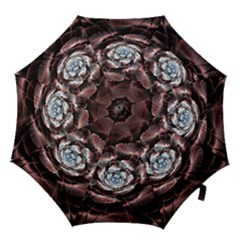 Flower Fractal Art Cool Petal Abstract Hook Handle Umbrellas (small) by Semog4