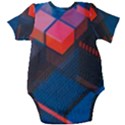 Minimalist Abstract Shaping Abstract Digital Art Minimalism Baby Short Sleeve Bodysuit View2