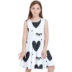 Hearts-57 Kids  Skater Dress