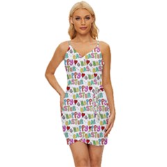 Holidays Wrap Tie Front Dress