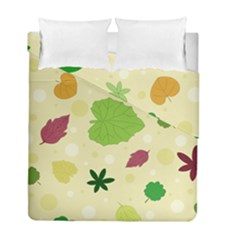 Leaves-140 Duvet Cover Double Side (full/ Double Size)