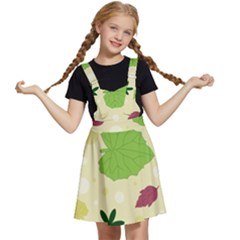 Leaves-140 Kids  Apron Dress