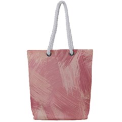 Pink-66 Full Print Rope Handle Tote (small) by nateshop