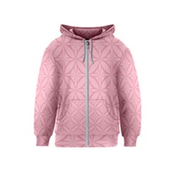 Pink-75 Kids  Zipper Hoodie