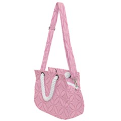 Pink-75 Rope Handles Shoulder Strap Bag by nateshop