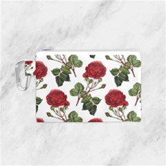 Roses-51 Canvas Cosmetic Bag (small)
