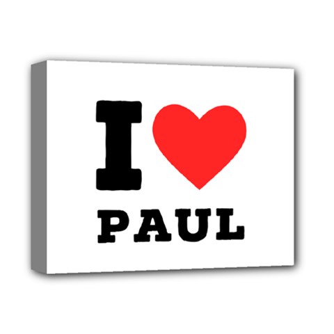 I Love Paul Deluxe Canvas 14  X 11  (stretched) by ilovewhateva