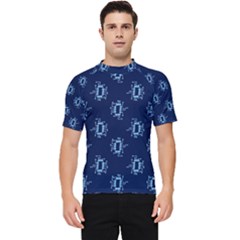 Background Microchips Graphic Beautiful Wallpaper Men s Short Sleeve Rash Guard