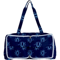 Background Microchips Graphic Beautiful Wallpaper Multi Function Bag