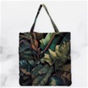 Tropical Leaf Leaves Foliage Monstera Nature Grocery Tote Bag View1